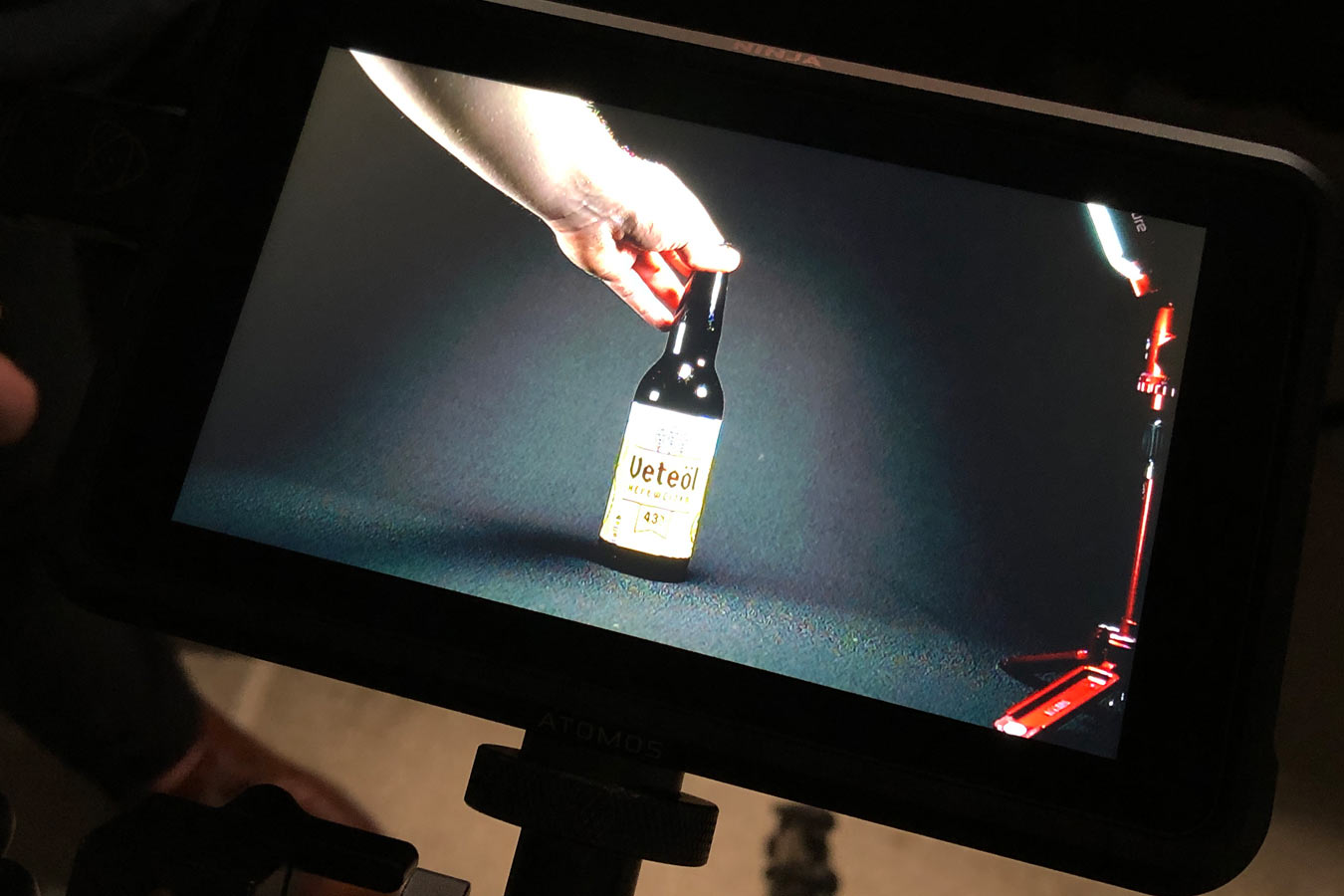 Product photography behind the scenes
