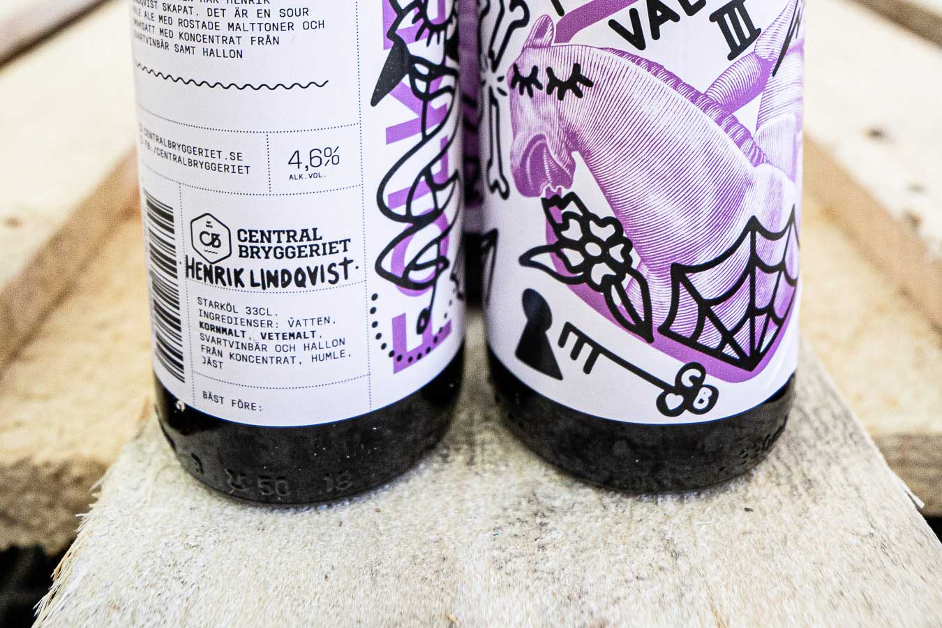 Label close-up