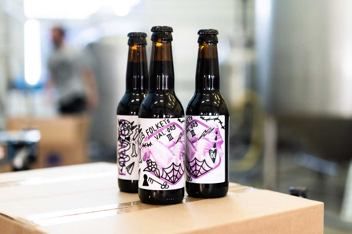 Three bottles
