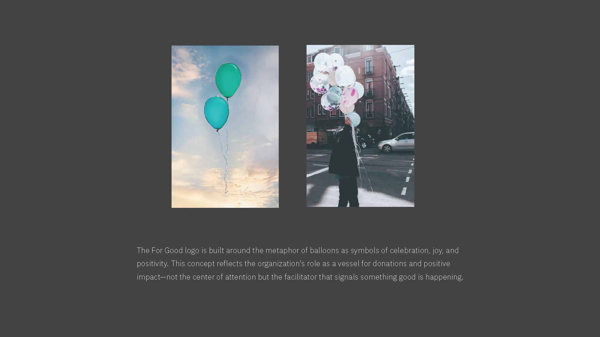 For Good brand guidelines, page 3