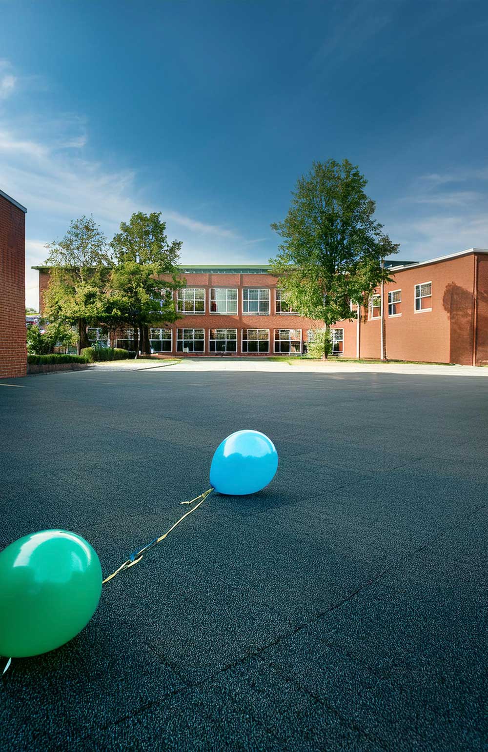 A schoolyard