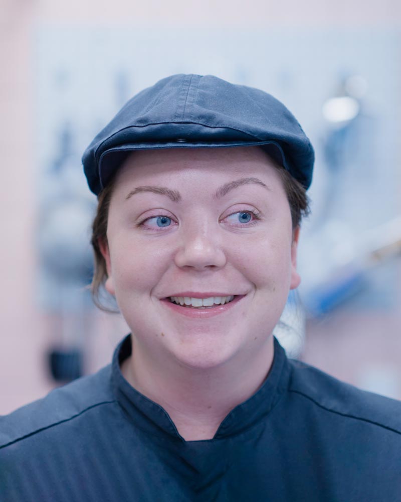 A member of the bakery staff