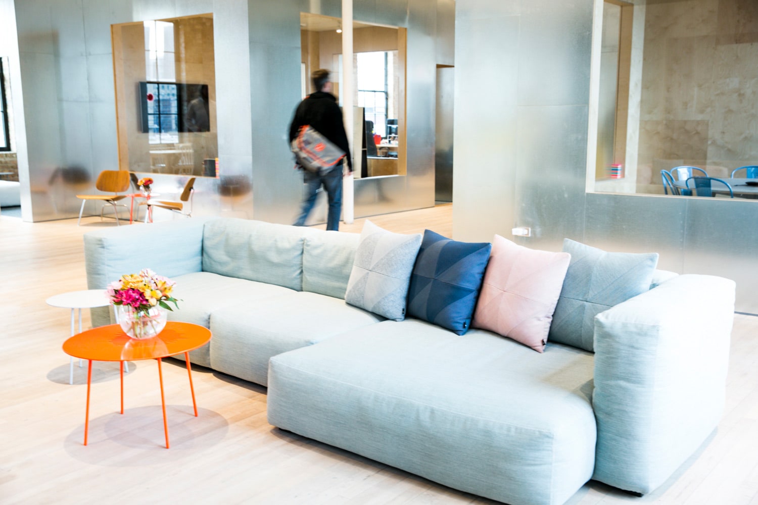 Office interiors from the Nansen Chicago office - sofa