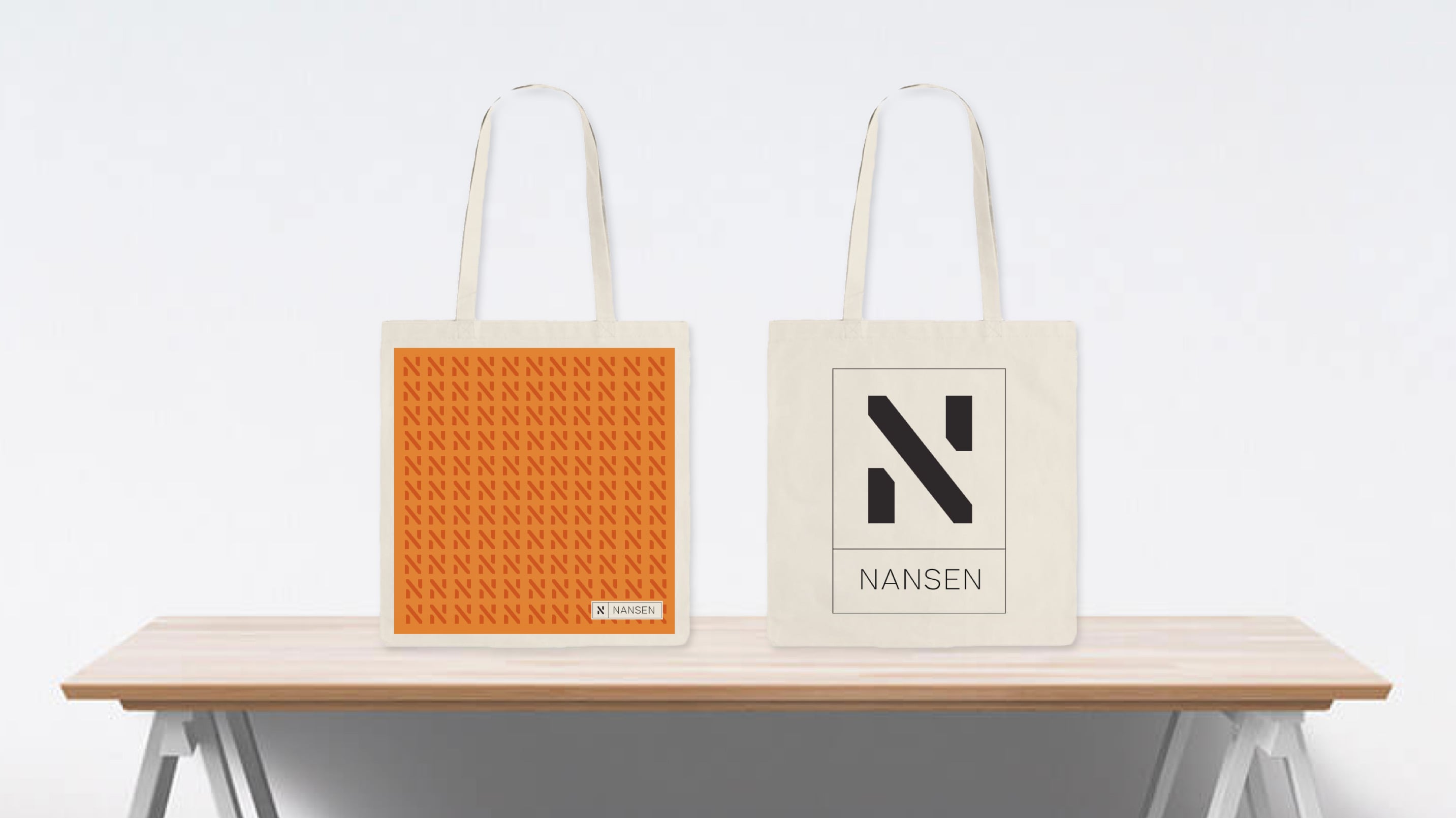 The Nansen merchandise - tote bags