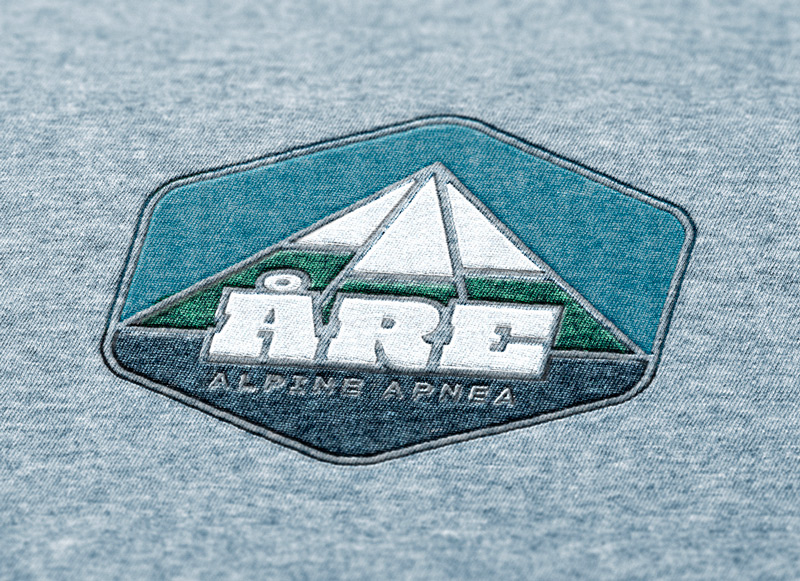 Embroidered logo
