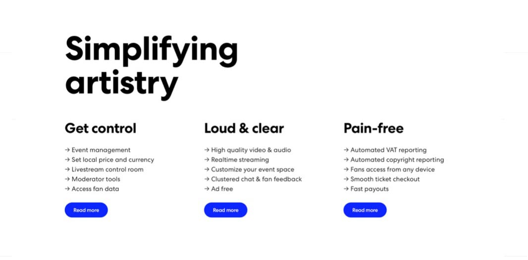 Doors launch site: simplifying