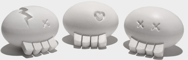 3D printed figurines
