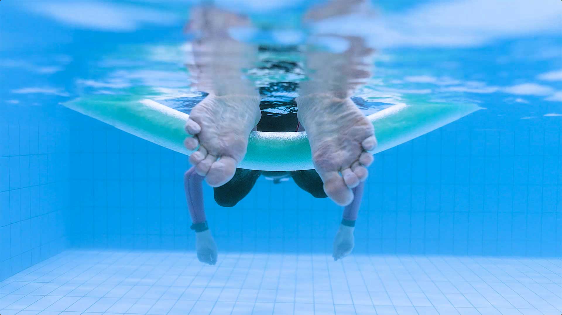 Feet during static apnea in Linköping